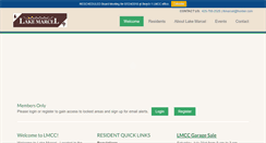 Desktop Screenshot of lakemarcel.net